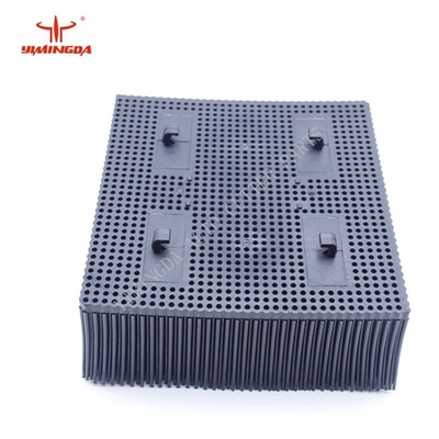 Le noir automatique en nylon de bloc de poil de coupeur balayent 100 X 100 X 42mm pour Morgan