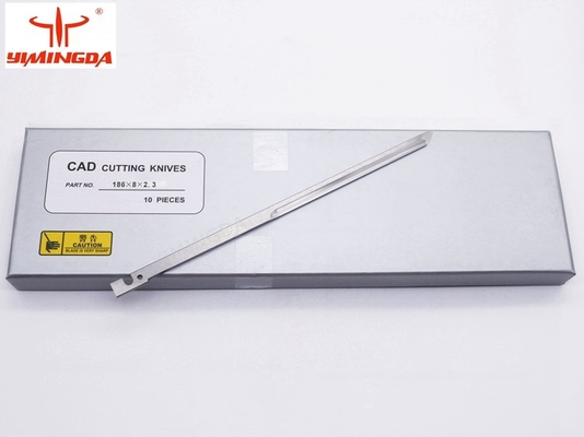 Couteau automatique de lame de coupeur d'acier allié 186*8*2.3mm pour le coupeur de Shima Seiki/Yin