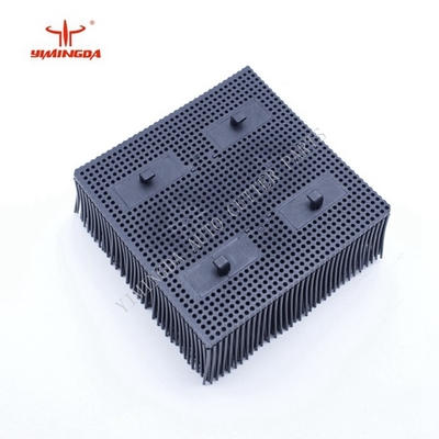 Le noir automatique en nylon de bloc de poil de coupeur balayent 100 X 100 X 42mm pour Morgan